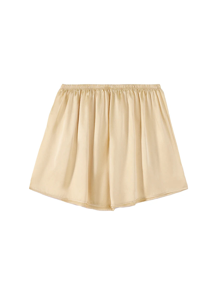 Silk Shorts for Women | Ava Champagne