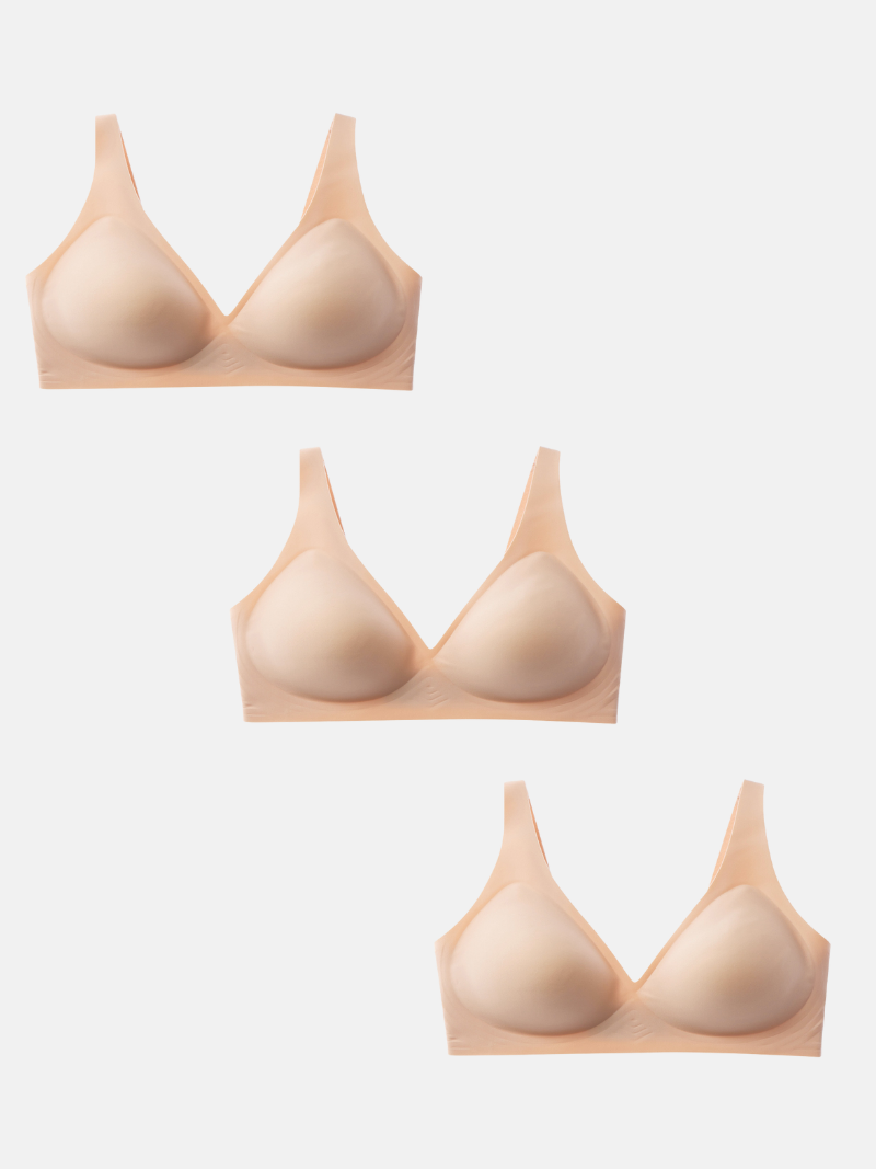 3-Pack Seamless Wireless Lift Bra for Women | Luma 3XL