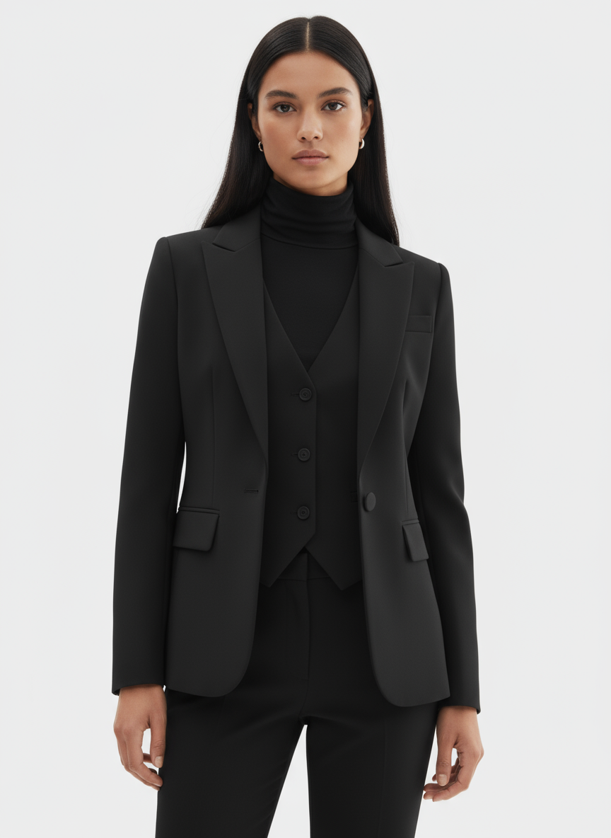 3-Piece Tailored Suit Set Slim Fit for Women | Auriane