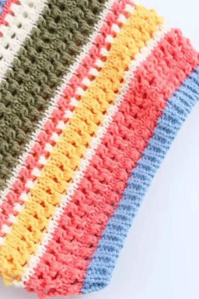 Crochet Knit Crop Top with Polo Collar for Women | Ardelle