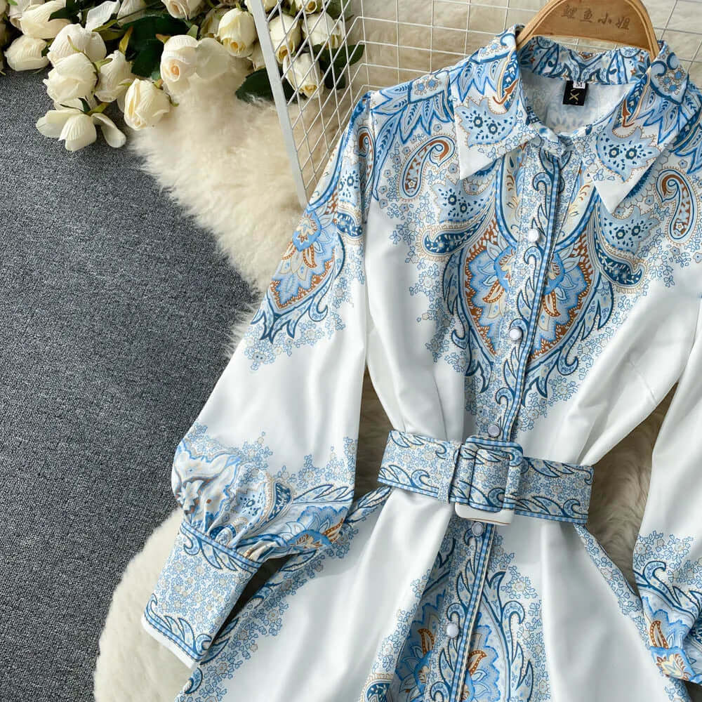A-Line Maxi Dress with Long Sleeves for Women | Penelope