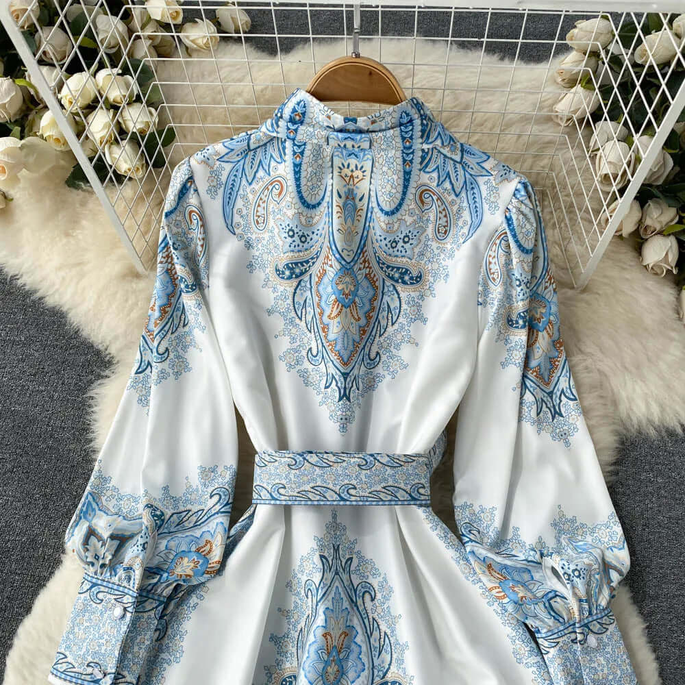 A-Line Maxi Dress with Long Sleeves for Women | Penelope