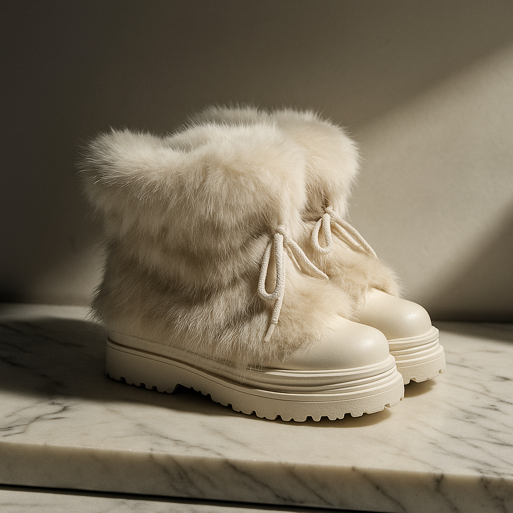 Altra | Faux Fur Winter Boots White
