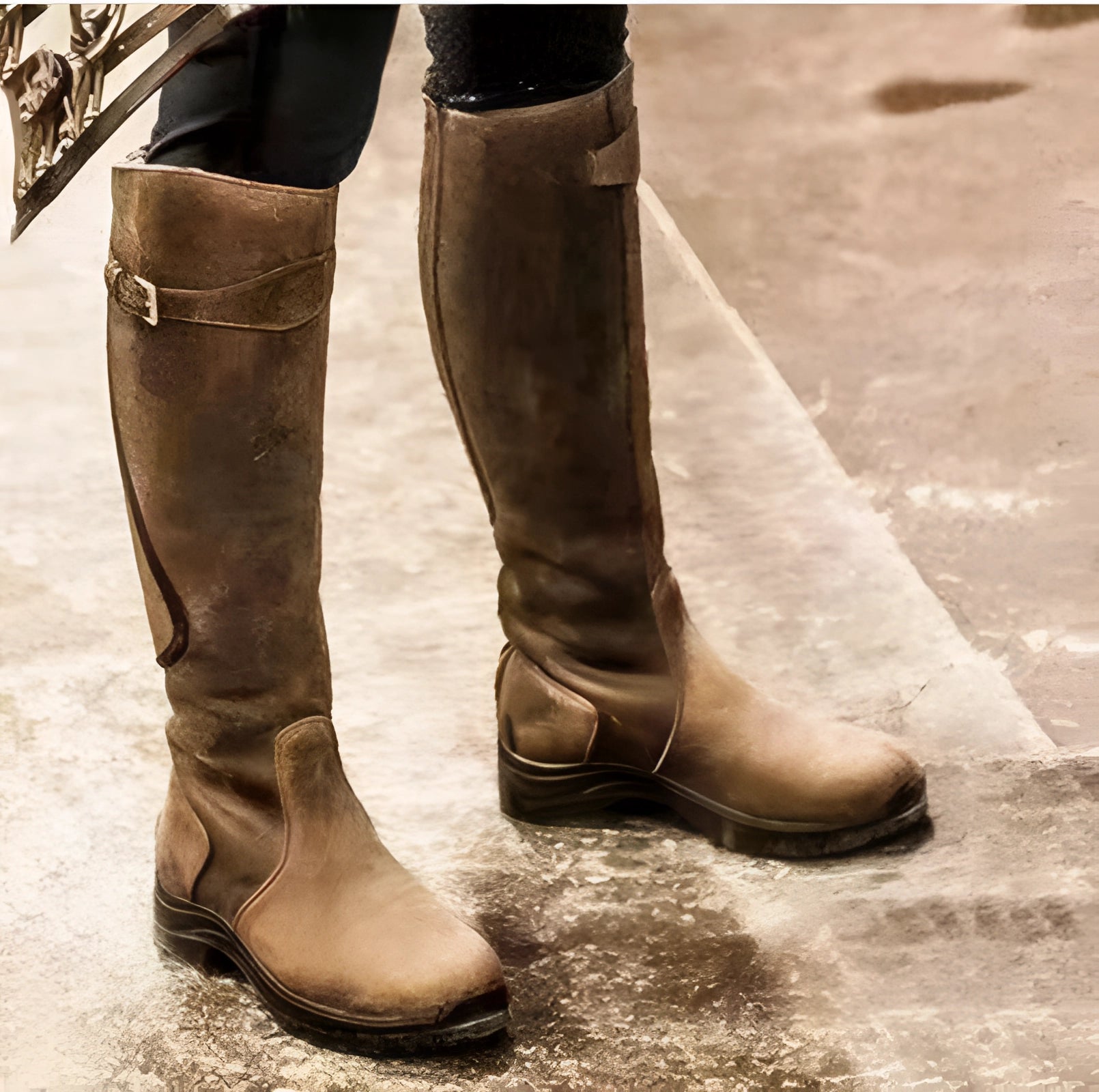 Ambria – Women's Waterproof Equestrian Boots Braun