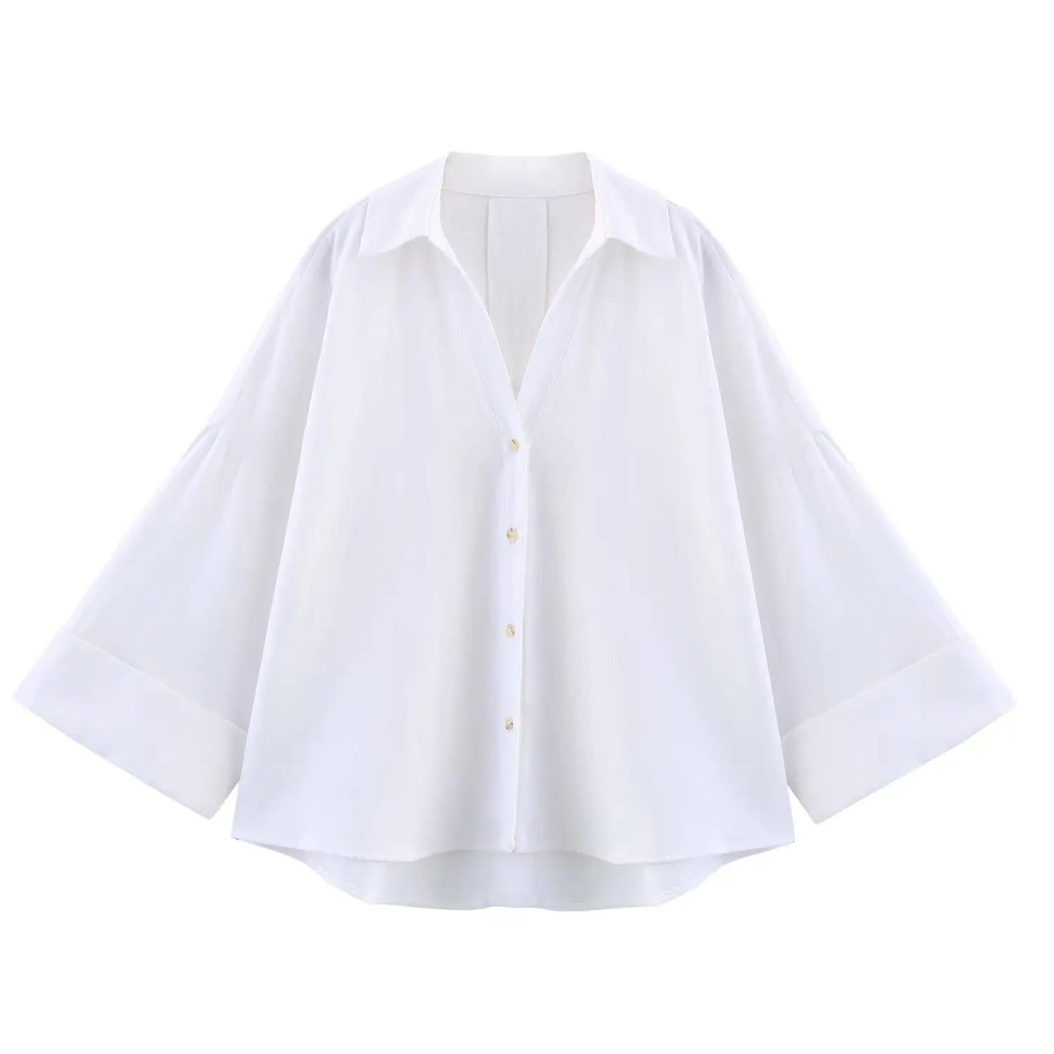 Asymmetric Striped Shirt For Women | Liora White