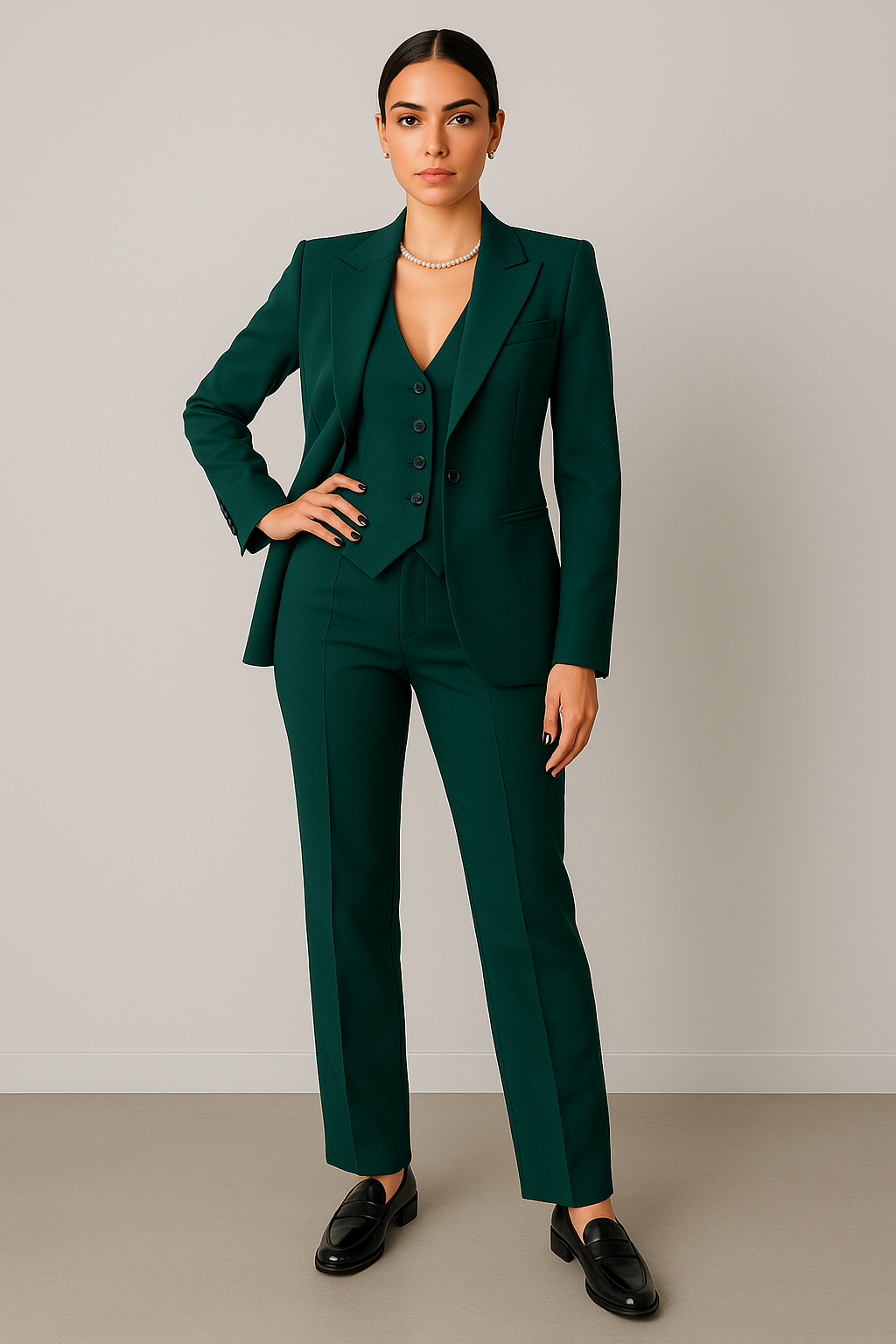 Auriane – 3-Piece Tailored Suit Set