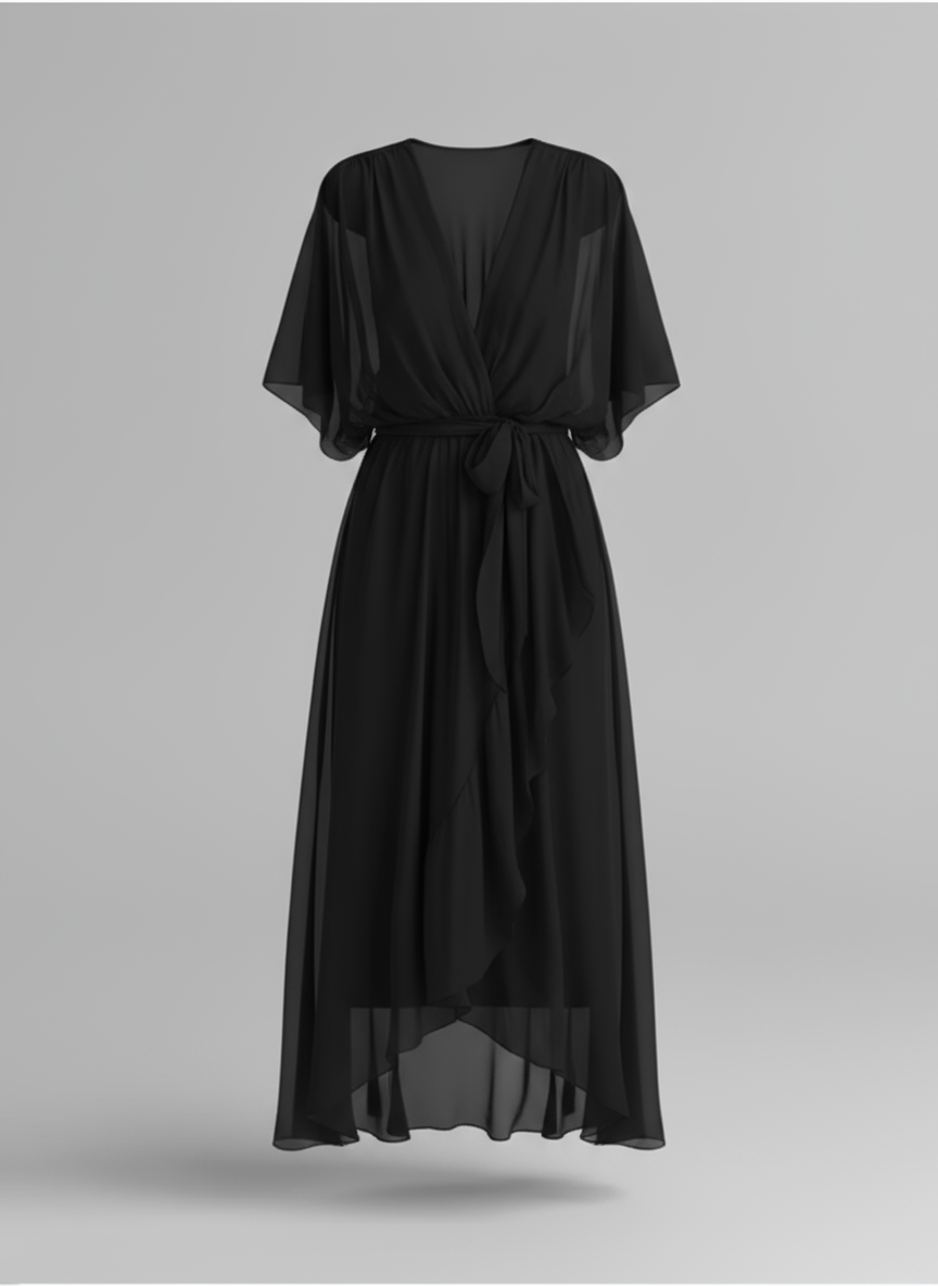 Chiffon Dress for Women | Lucinda Black