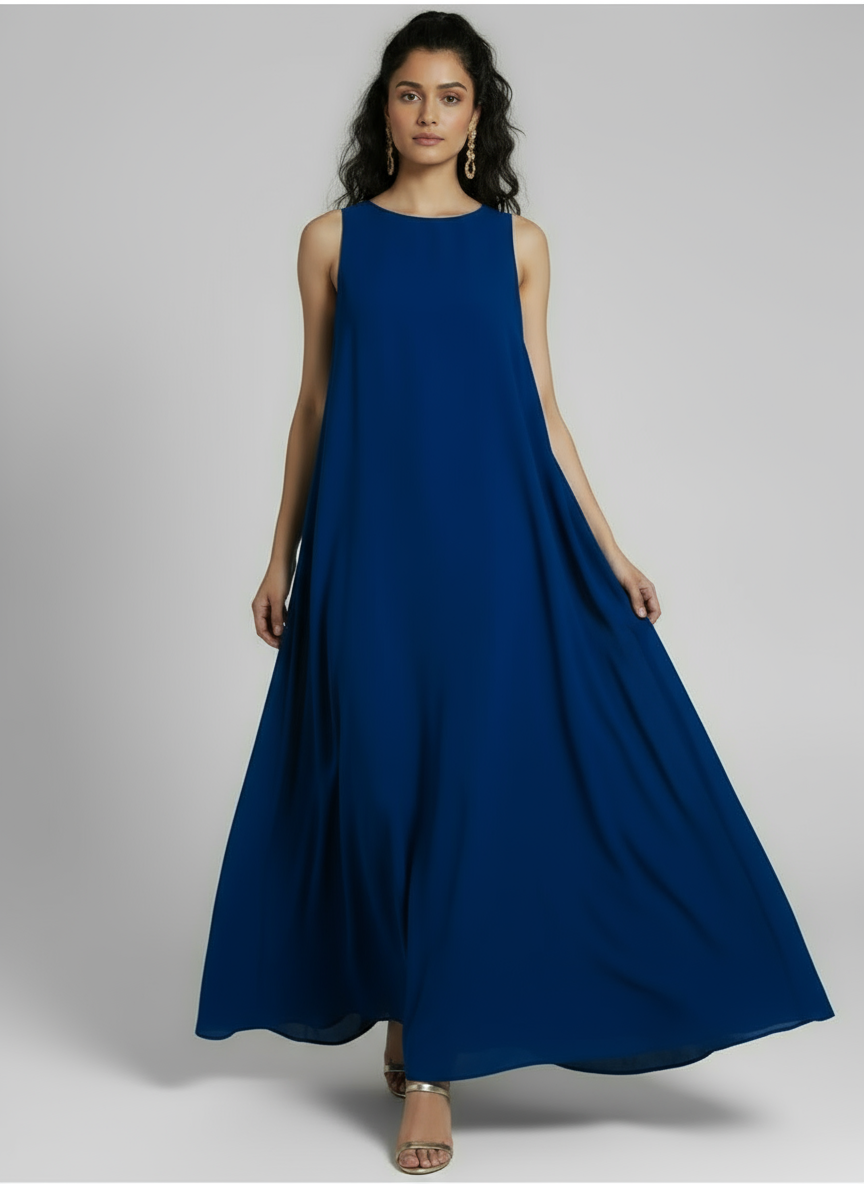 Women Sleeveless A-Line Evening Gown | Hazel