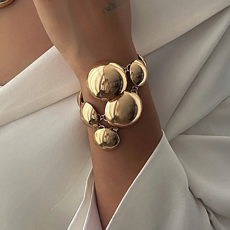 Bold Bubble Statement Necklace and Bracelet Set for Women | Aurelia