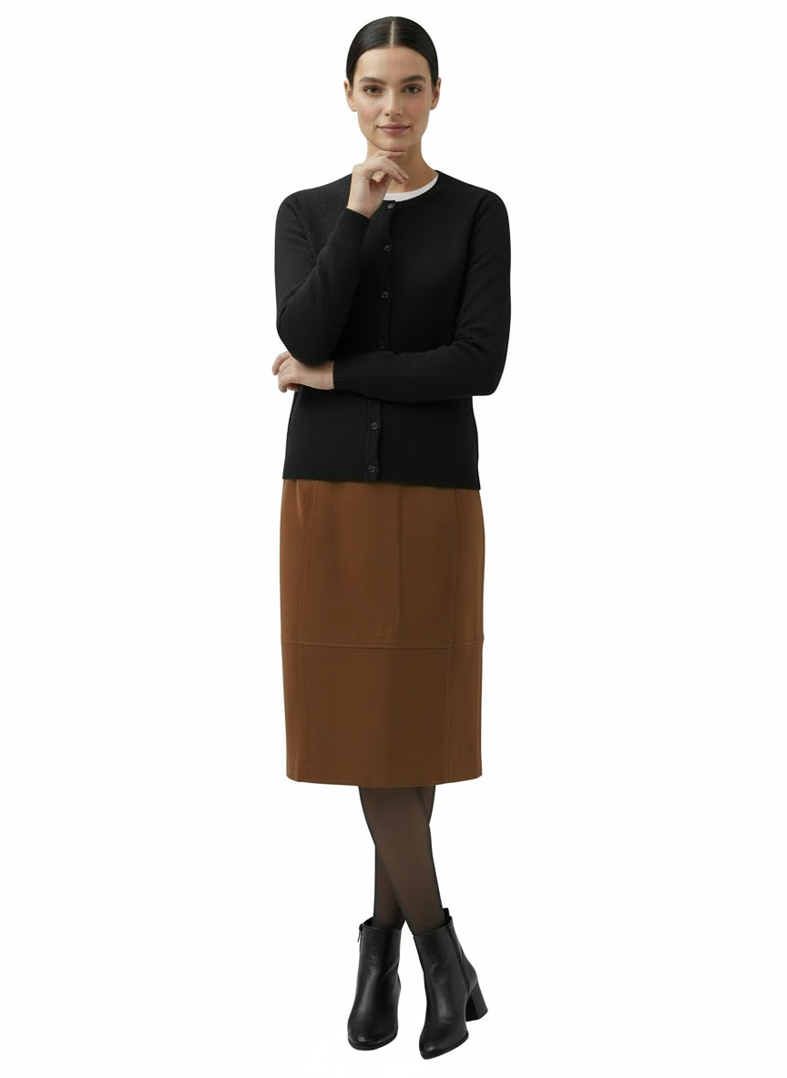 Button-Up Wool Cardigan Lightweight for Women | Maelle