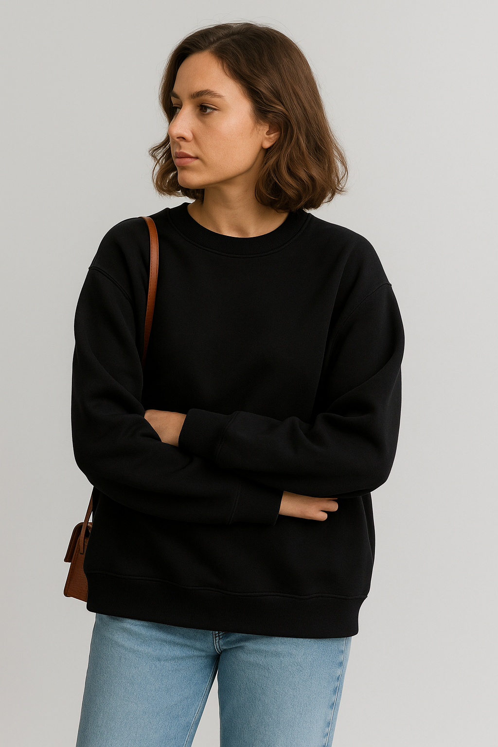 Oversized Jumper Casual Fit for Women | Byle Black