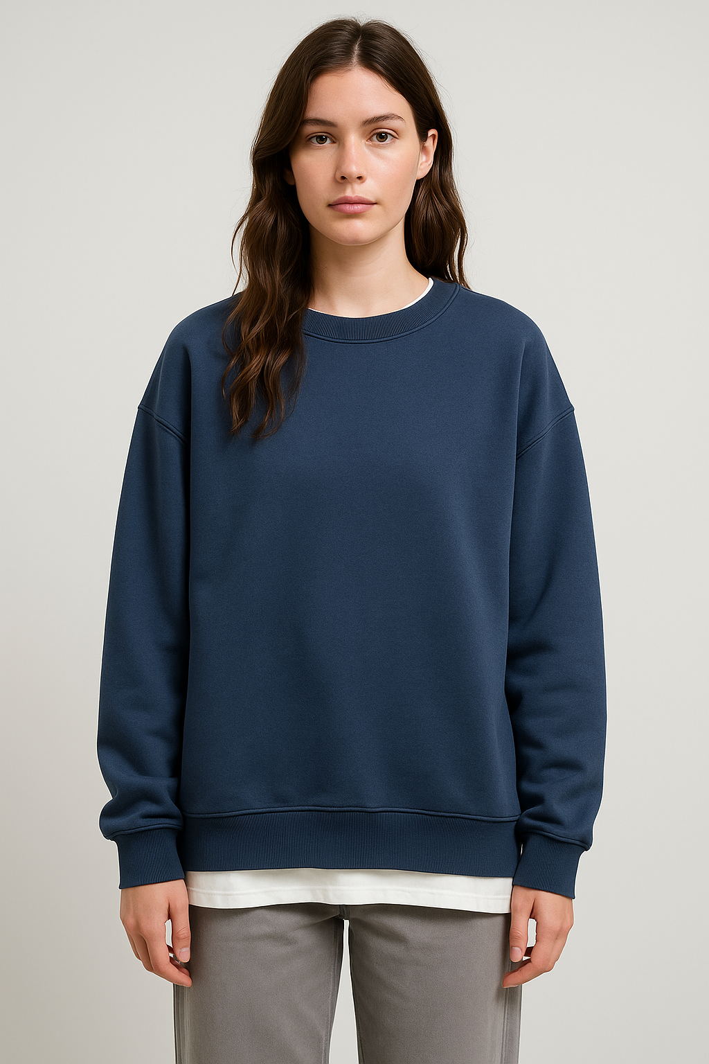 Oversized Jumper Casual Fit for Women | Byle Navy Blue