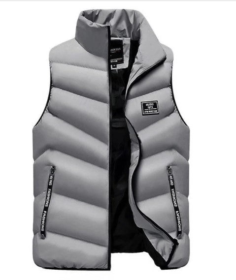 Caden | Puffer Vest Jacket Gray