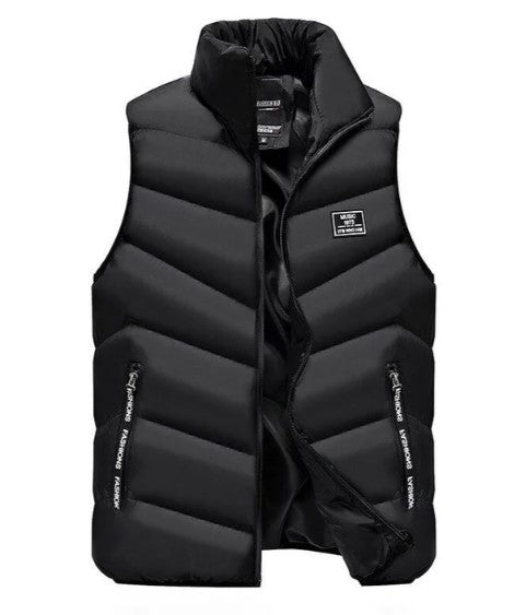 Caden | Puffer Vest Jacket Black