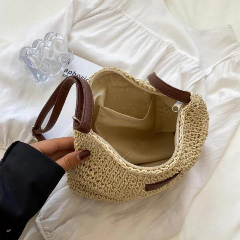 Camille – Woven Crossbody Bag