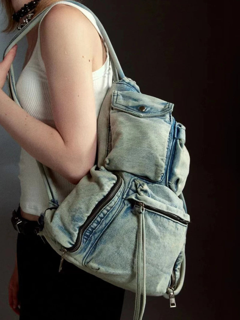 Casual Denim Backpack for Women | Kyla