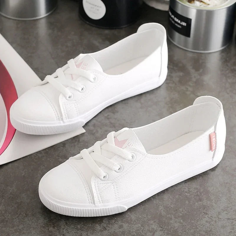 Casual Flat Lace-up Sneakers for Women | Camila