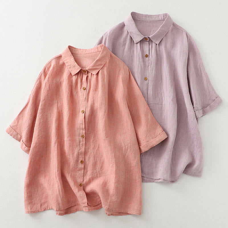 Linen Summer Shirt For Women | Liora