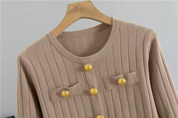 Knit Sweater Set Vintage Style for Women | Celene