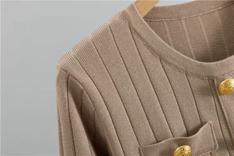 Knit Sweater Set Vintage Style for Women | Celene