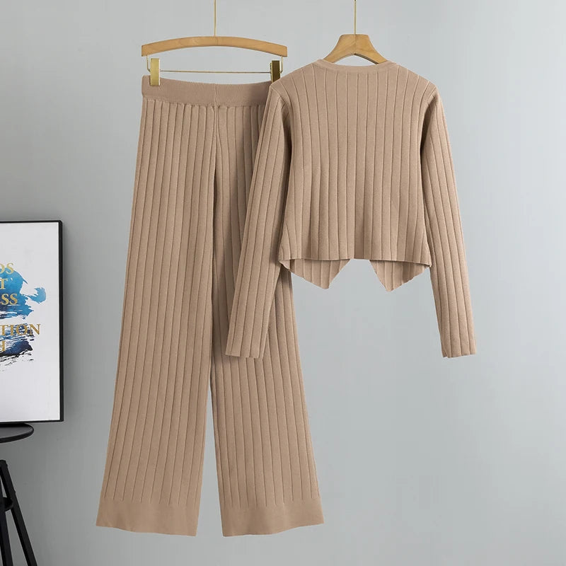 Knit Sweater Set Vintage Style for Women | Celene