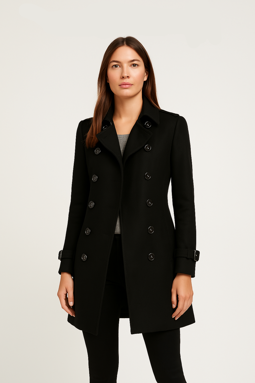 Double-Breasted Jacket Medium Fit for Women | Celestine