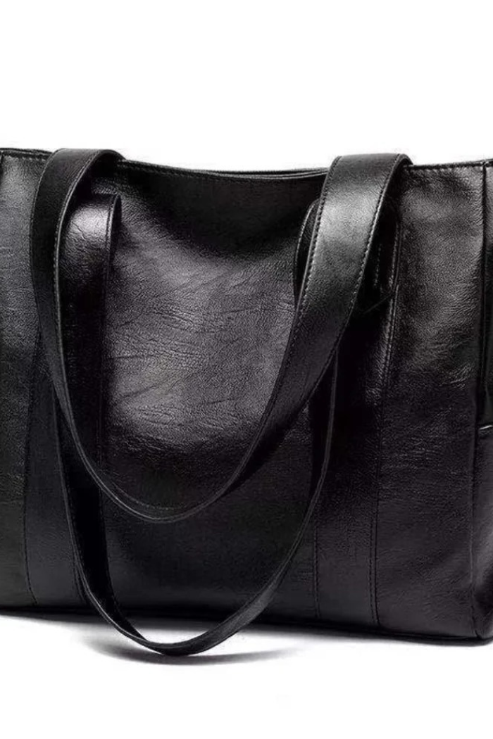 Vintage Style Leather Shoulder Bag for Women | Celia