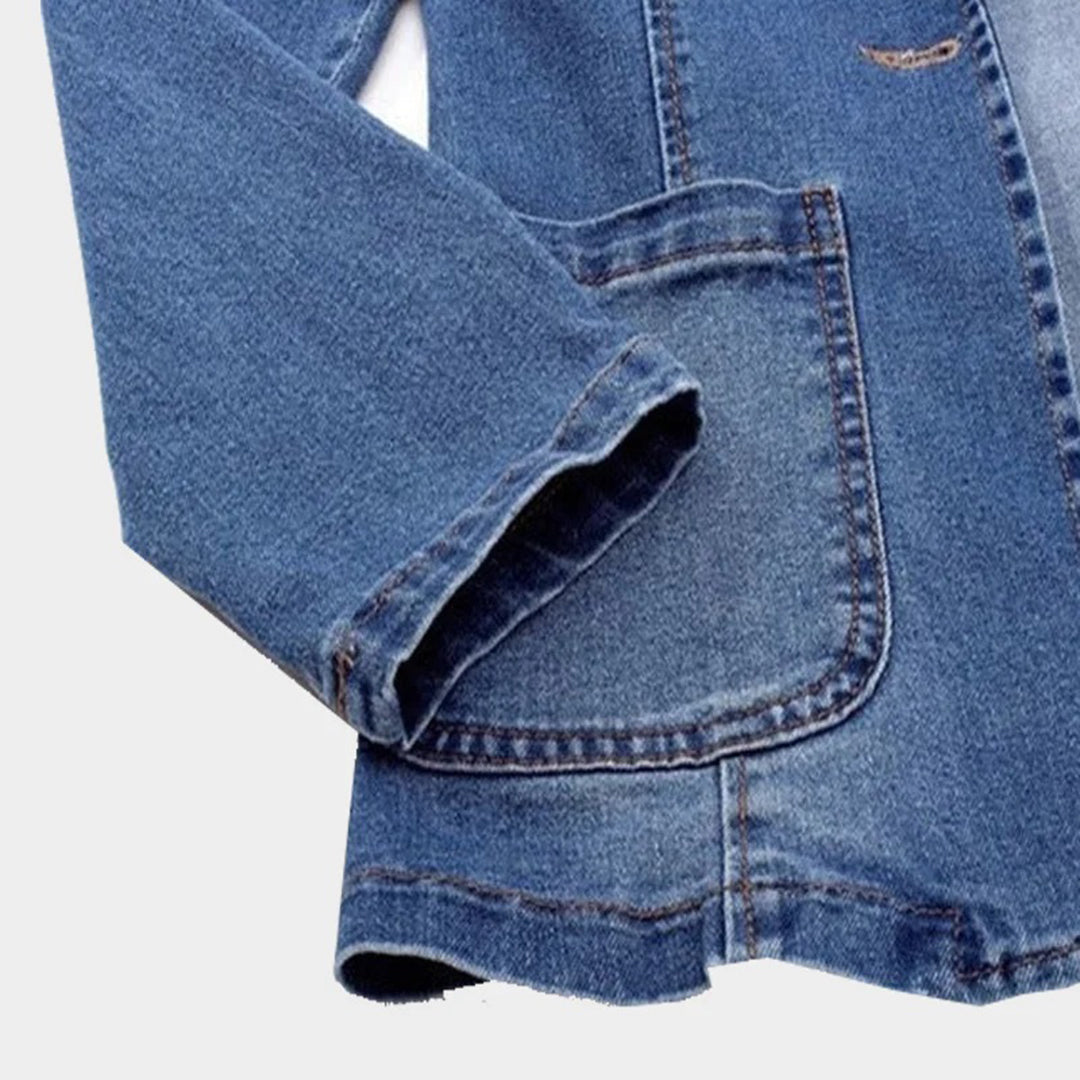 Clarisse – Casual Denim Blazer