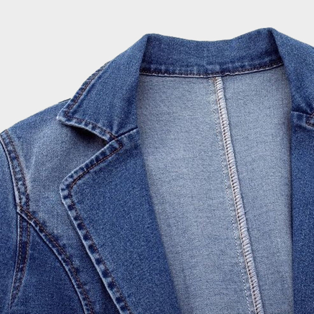 Clarisse – Casual Denim Blazer