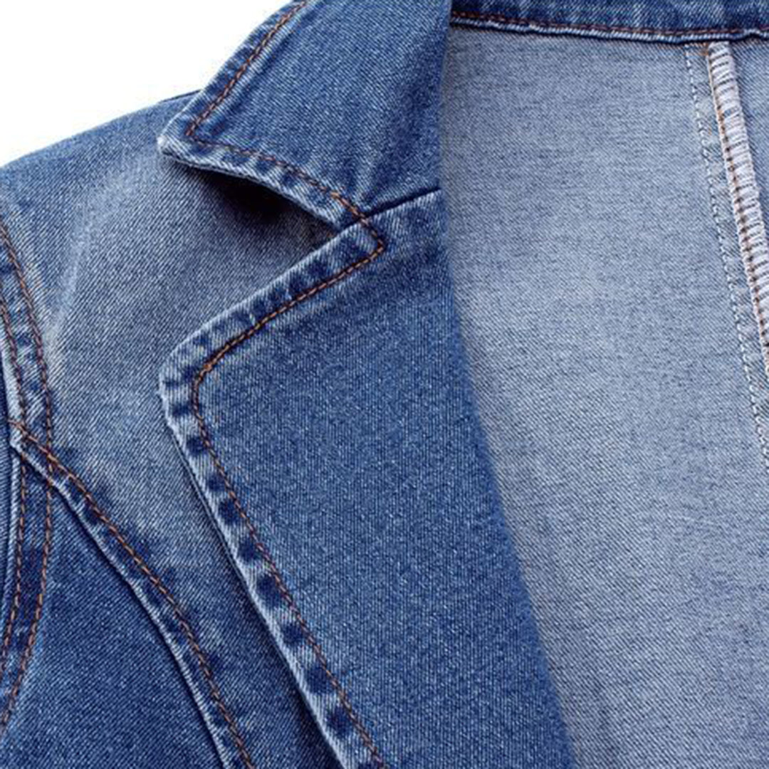 Clarisse – Casual Denim Blazer