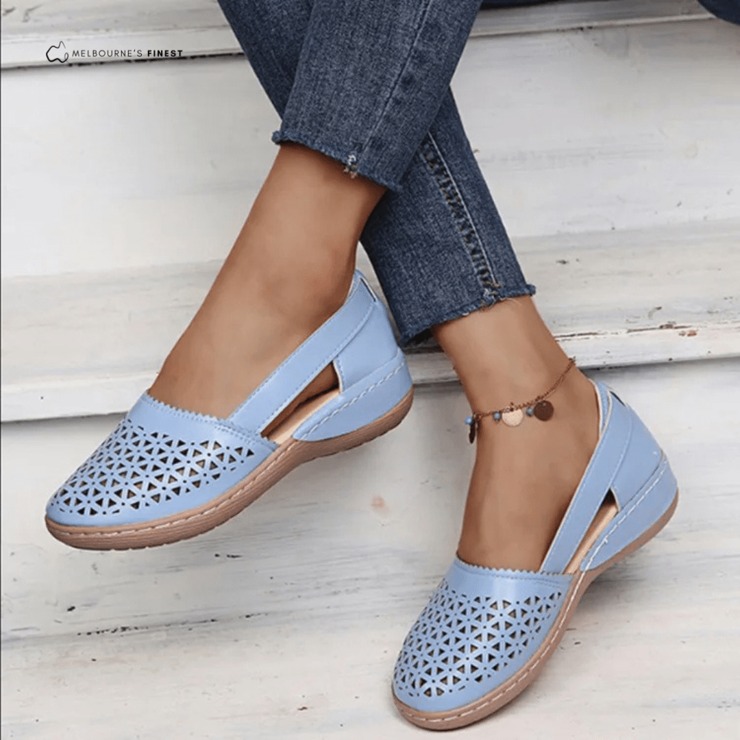Comfortable Supportive Shoes For Women | Lirena Blue