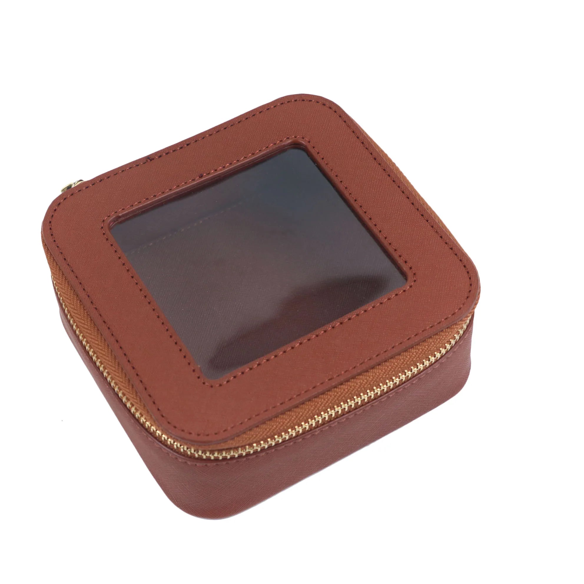 Compact Travel Makeup Storage Box for Women | Veronica Tan 13x5.5x12.5cm