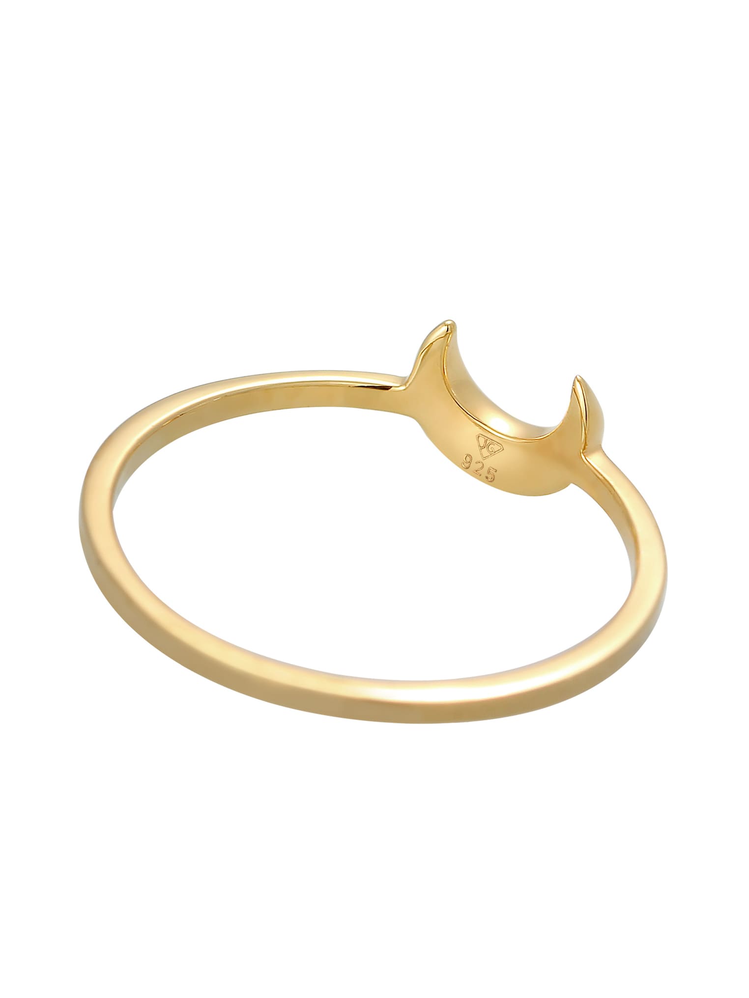Crescent Moon Minimalist Ring for Women | Pamela