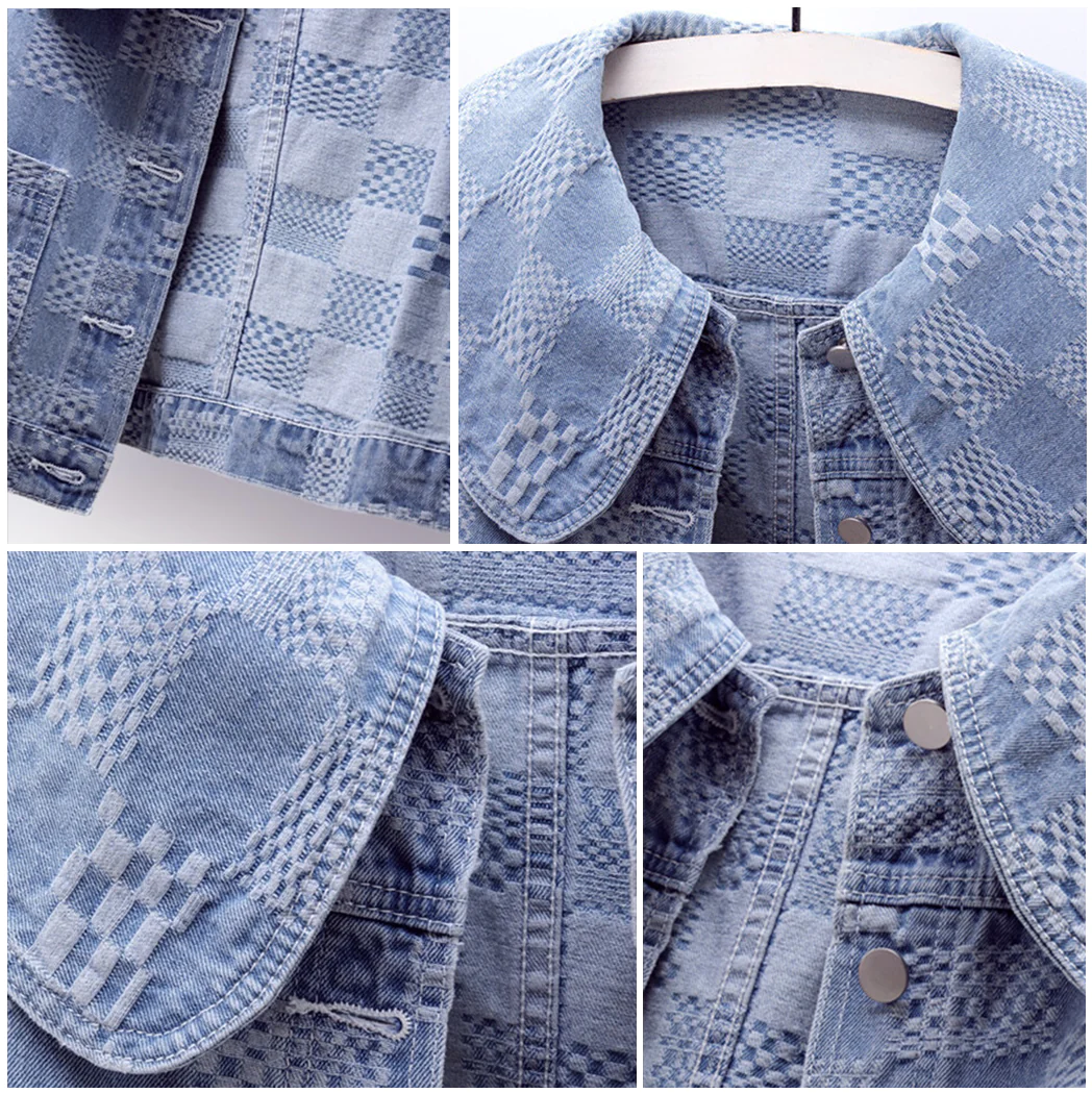 Cropped Denim Jacket for Women | Rylia