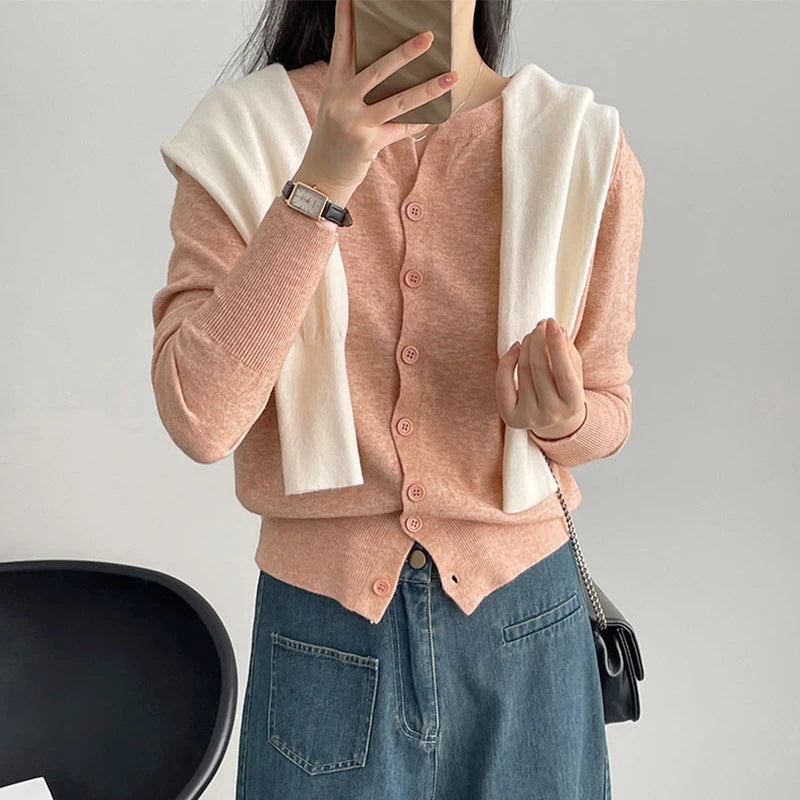 Knit Cashmere Cardigan Loose Fit for Women | Demi