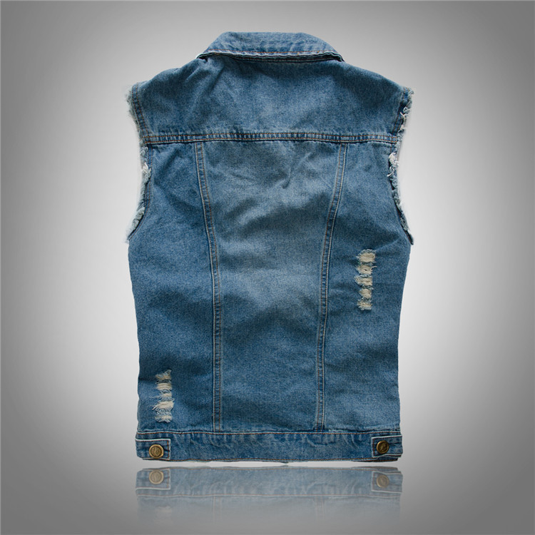 Dento | Ripped Denim Vest
