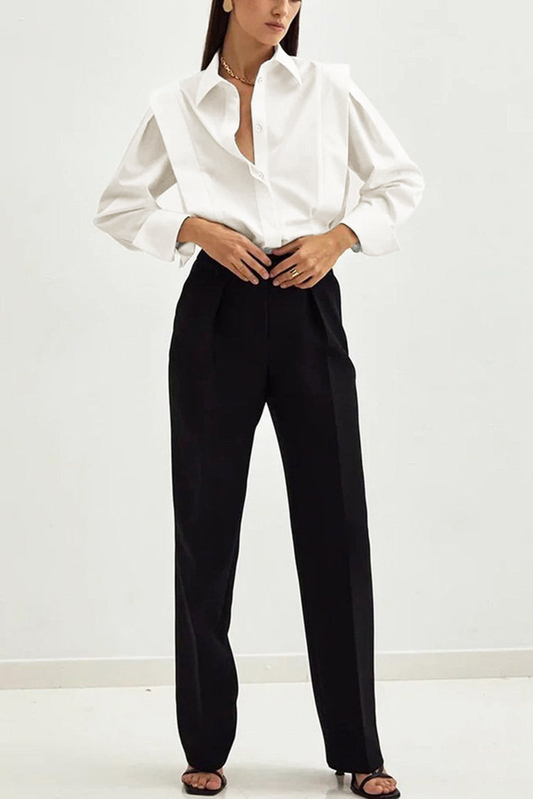 Button-Down Shirt Tailored Fit for Women | Elara