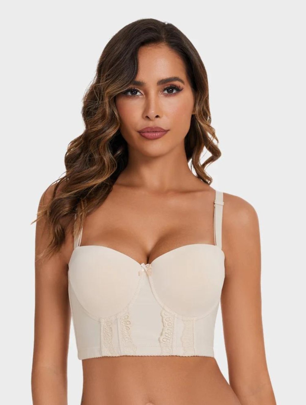 Elegant Strapless Longline Bra for Women | Liona