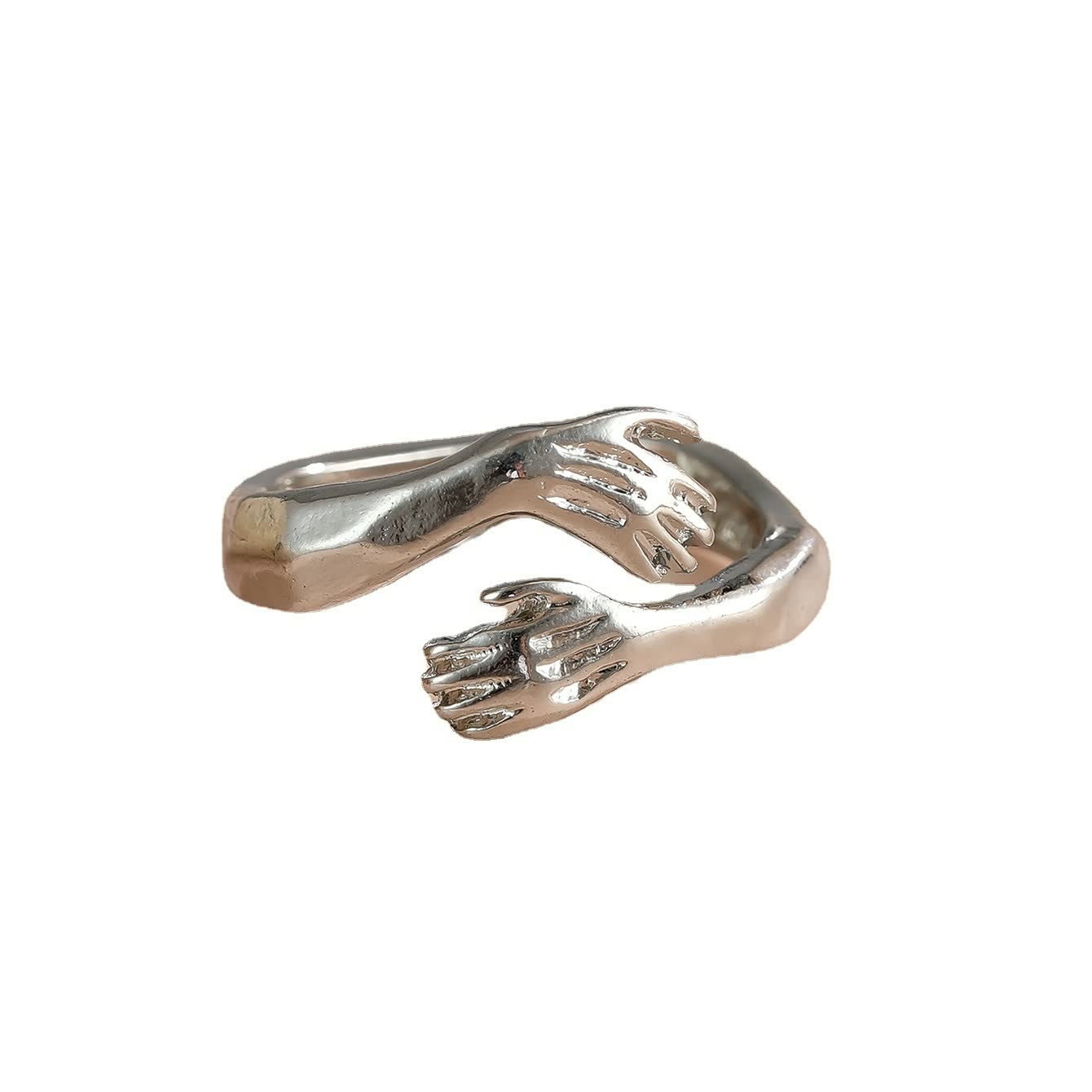 Embrace Hand Ring in Gold or Silver for Women | Aurora Silver