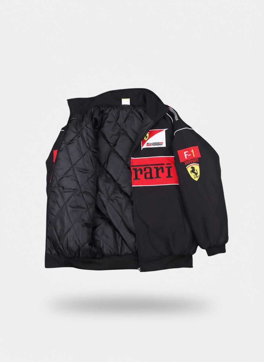 F1 Racing Jacket Retro Style Zip Up | Rivana