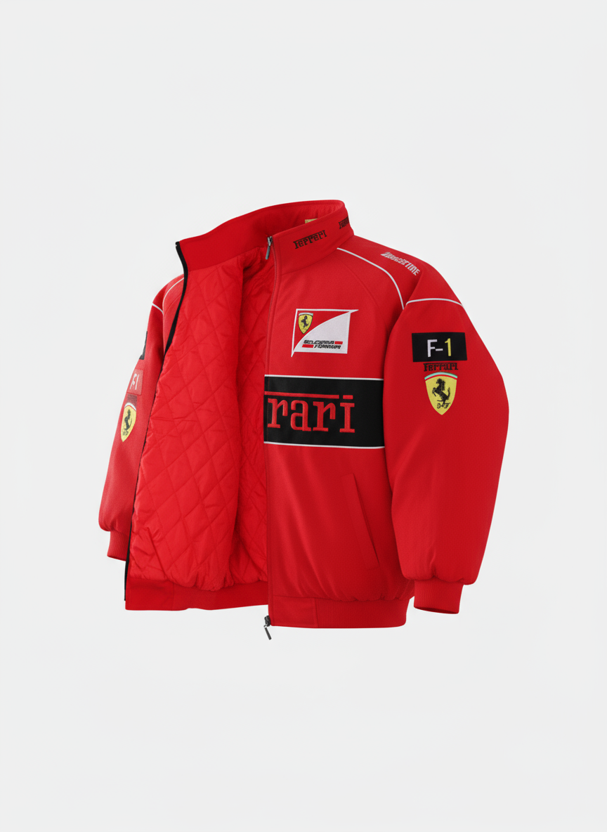 F1 Racing Jacket Retro Style Zip Up | Rivana