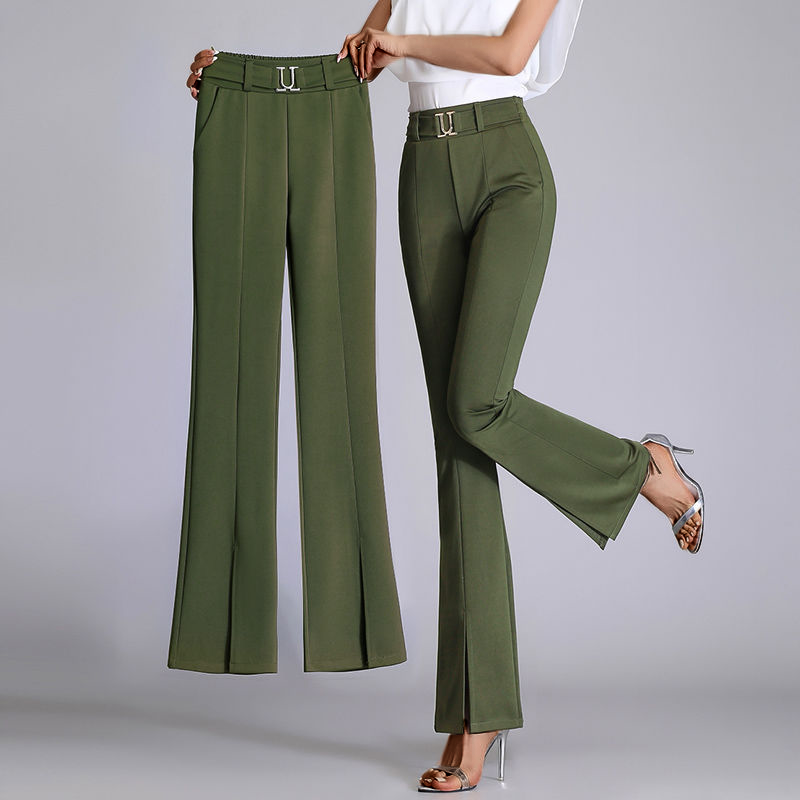 Flared Trousers for Women | Calista Lierré Green