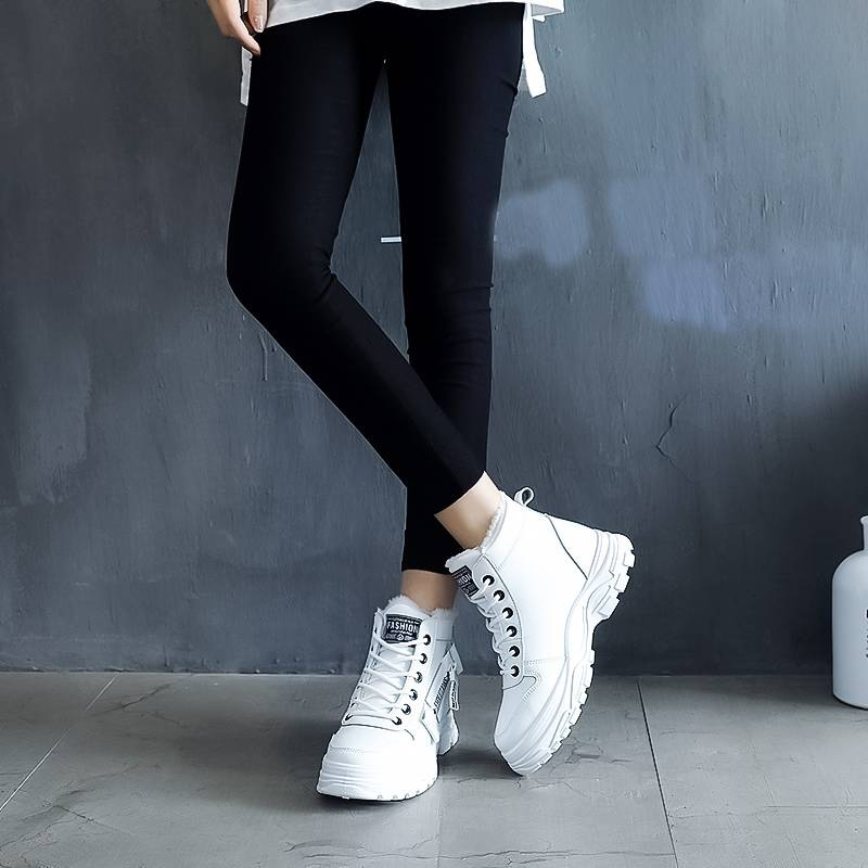 Waterproof Fleece Lined Winter Boots for Women | Frey White