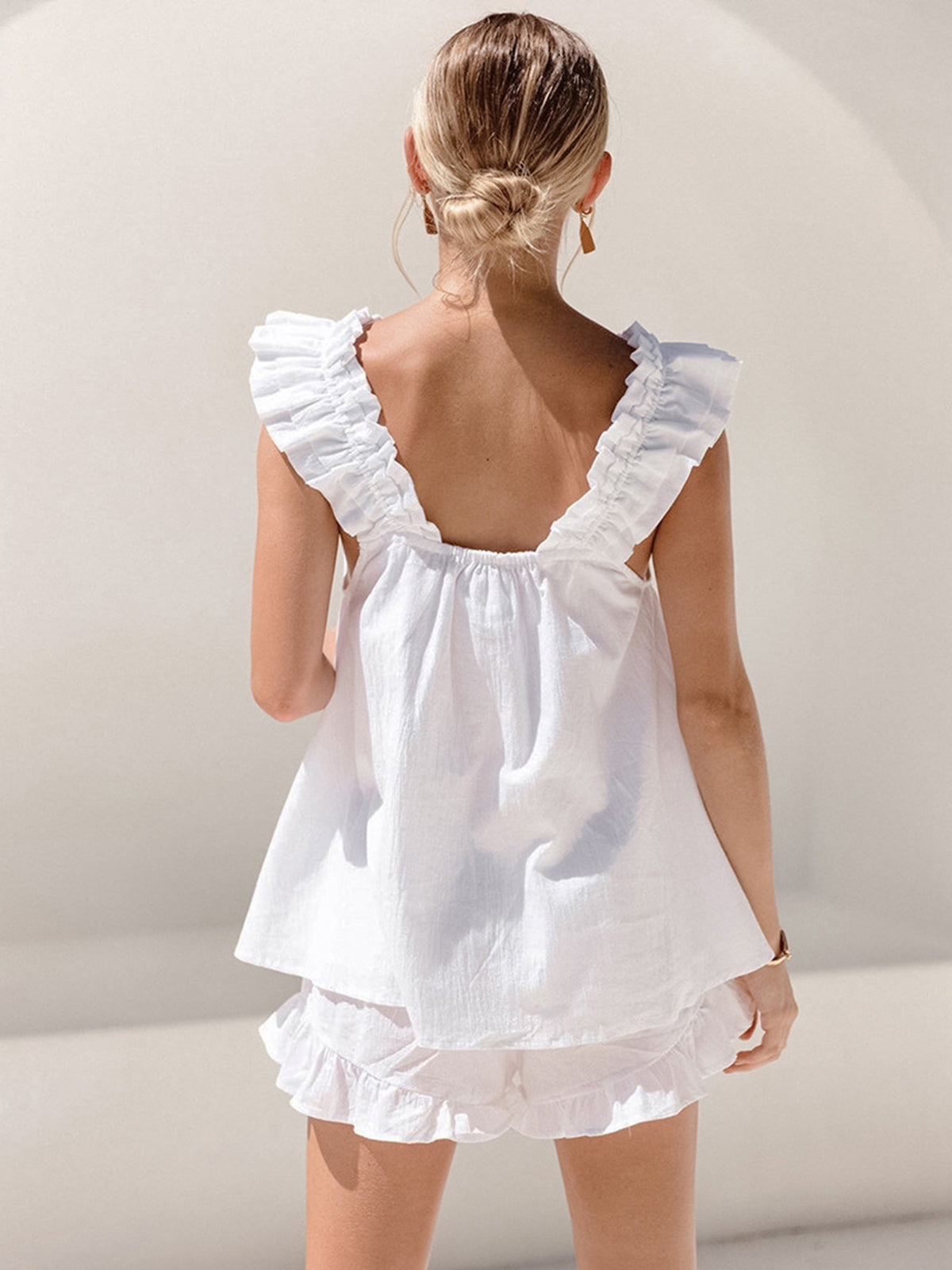 Ruffle Lounge Set Casual Style for Women | Gemma