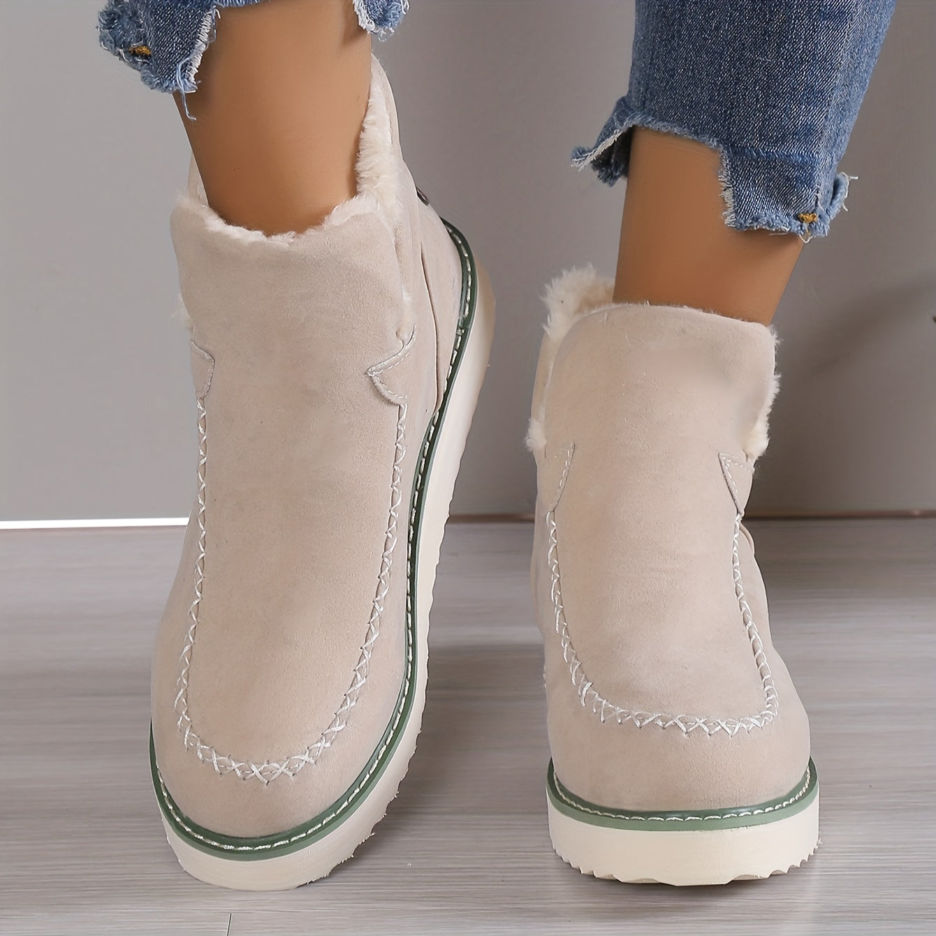Ankle Boots with Orthopedic Support for Women | Gemma Beige