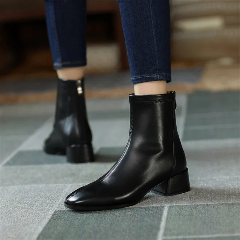 Selene - Leather Boots