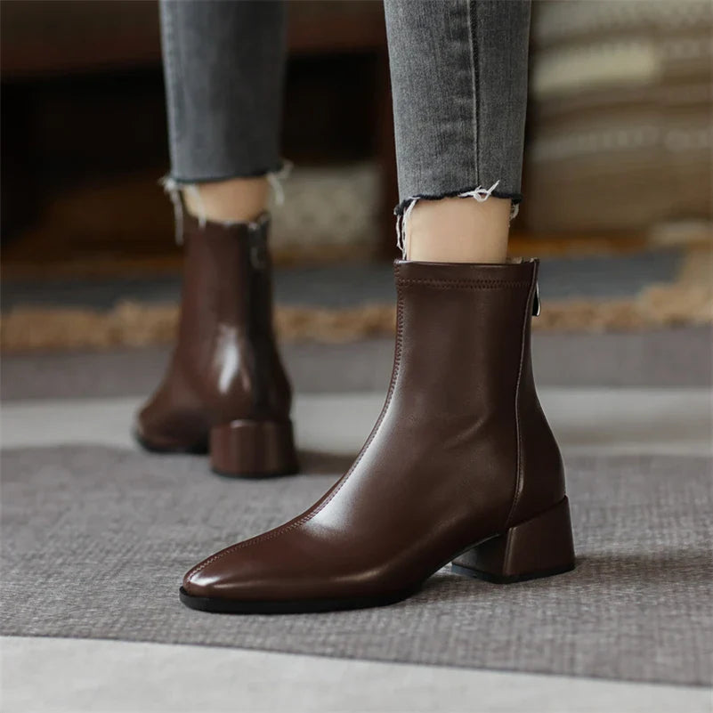 Selene - Leather Boots