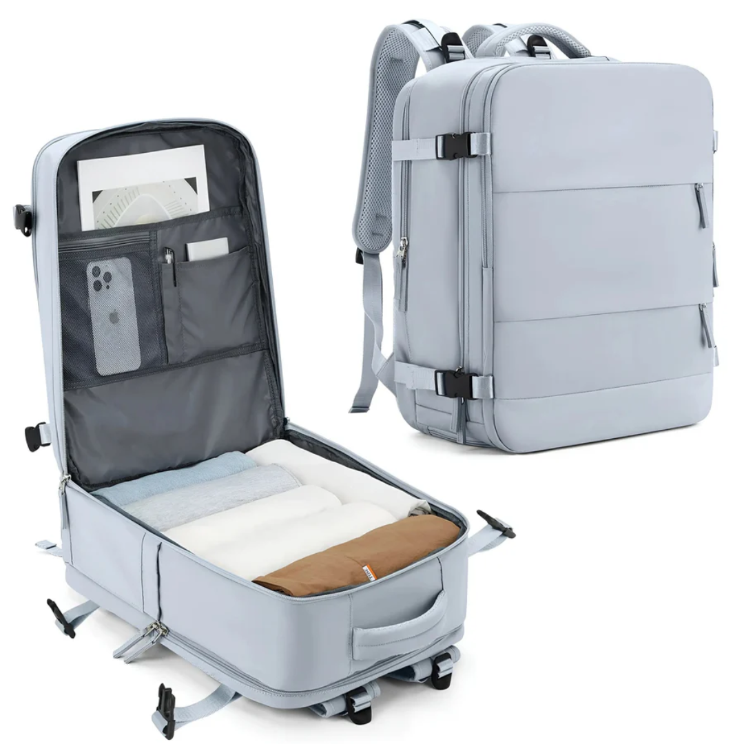 Travel Backpack with Large Capacity for Women | Carlinda Blue
