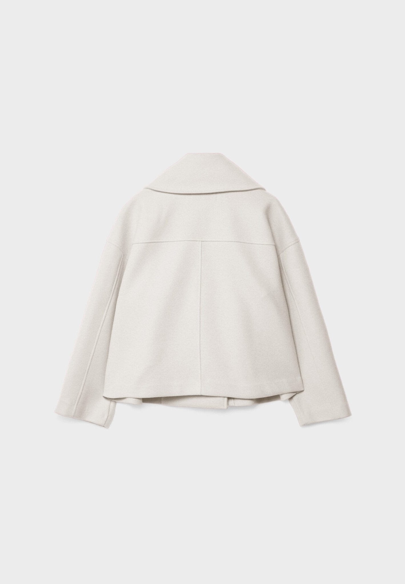 Cropped Double-Breasted Coat Jacket for Women | Elenara