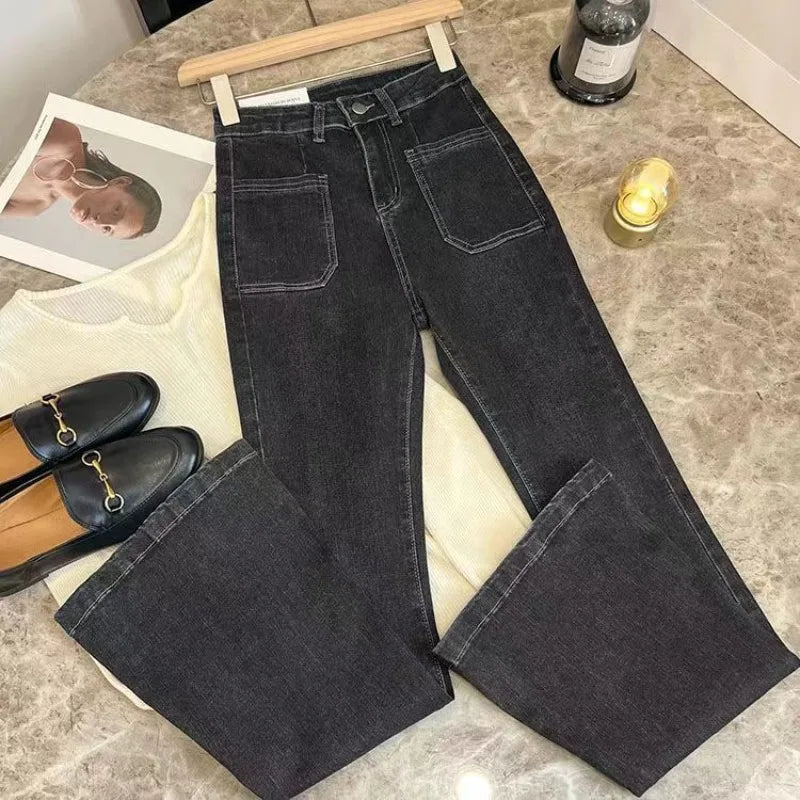 High Waist Loose Washed Jeans | Gwen